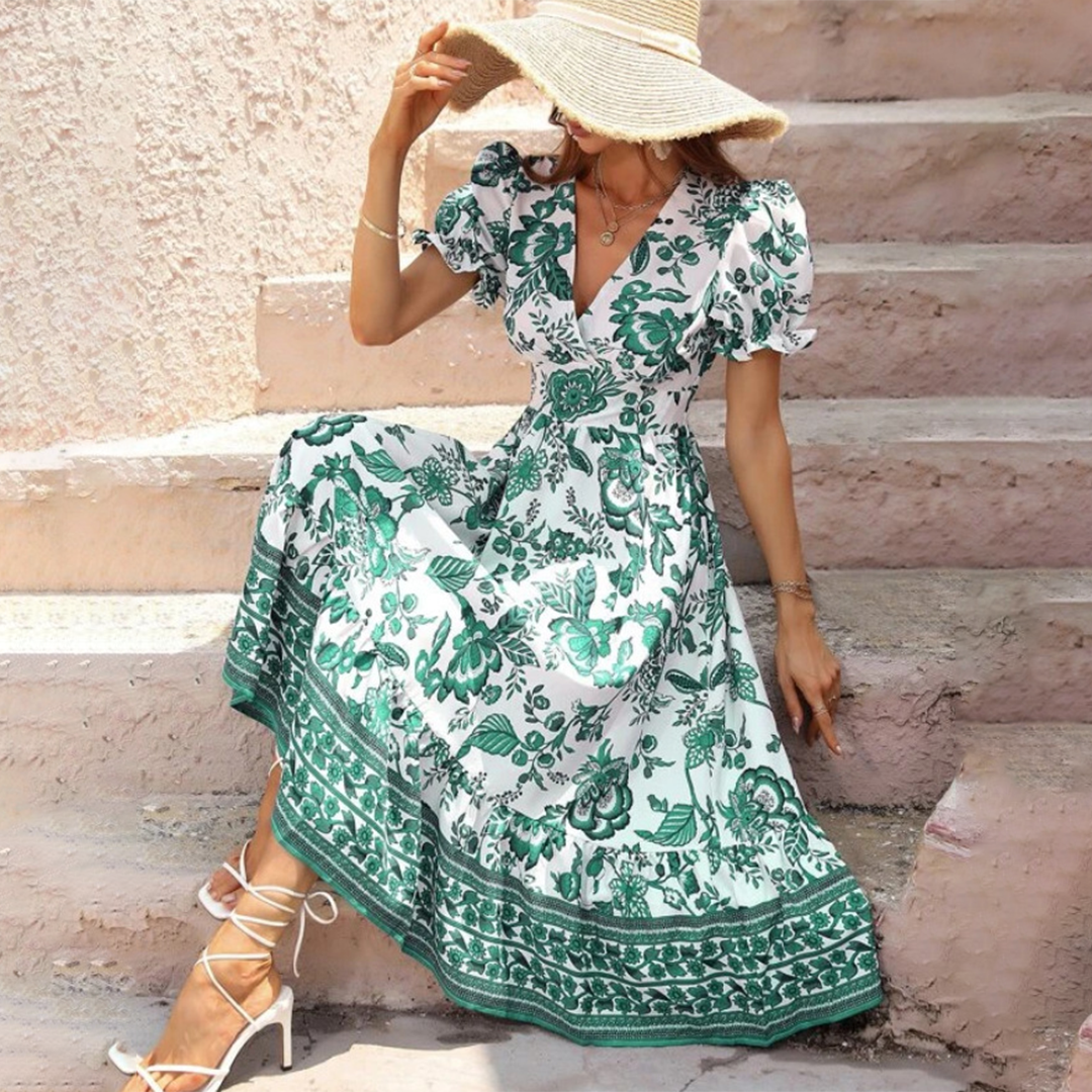 Aliana – Elegantes Blumenkleid
