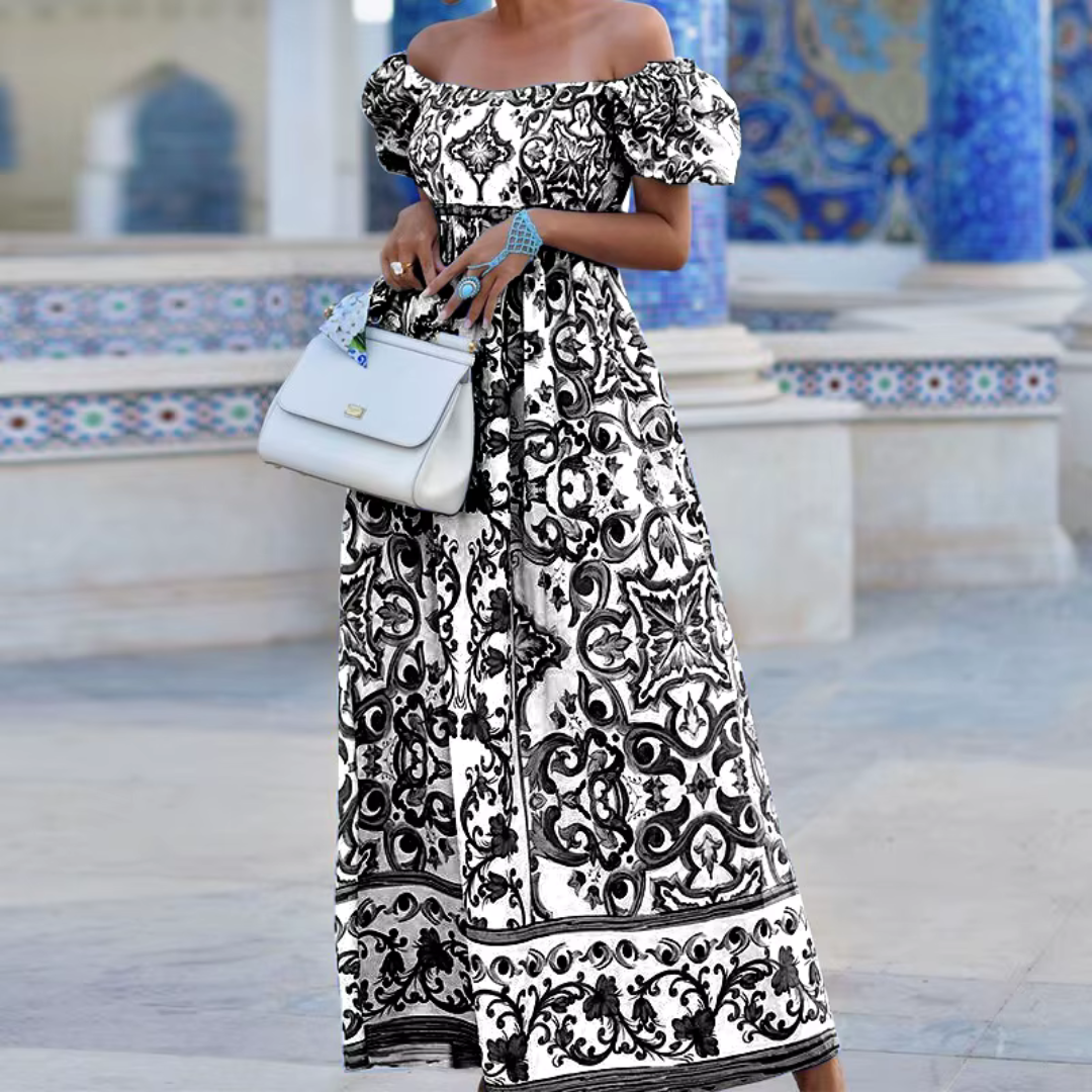 Holly – Buntes Kleid im Boho-Stil