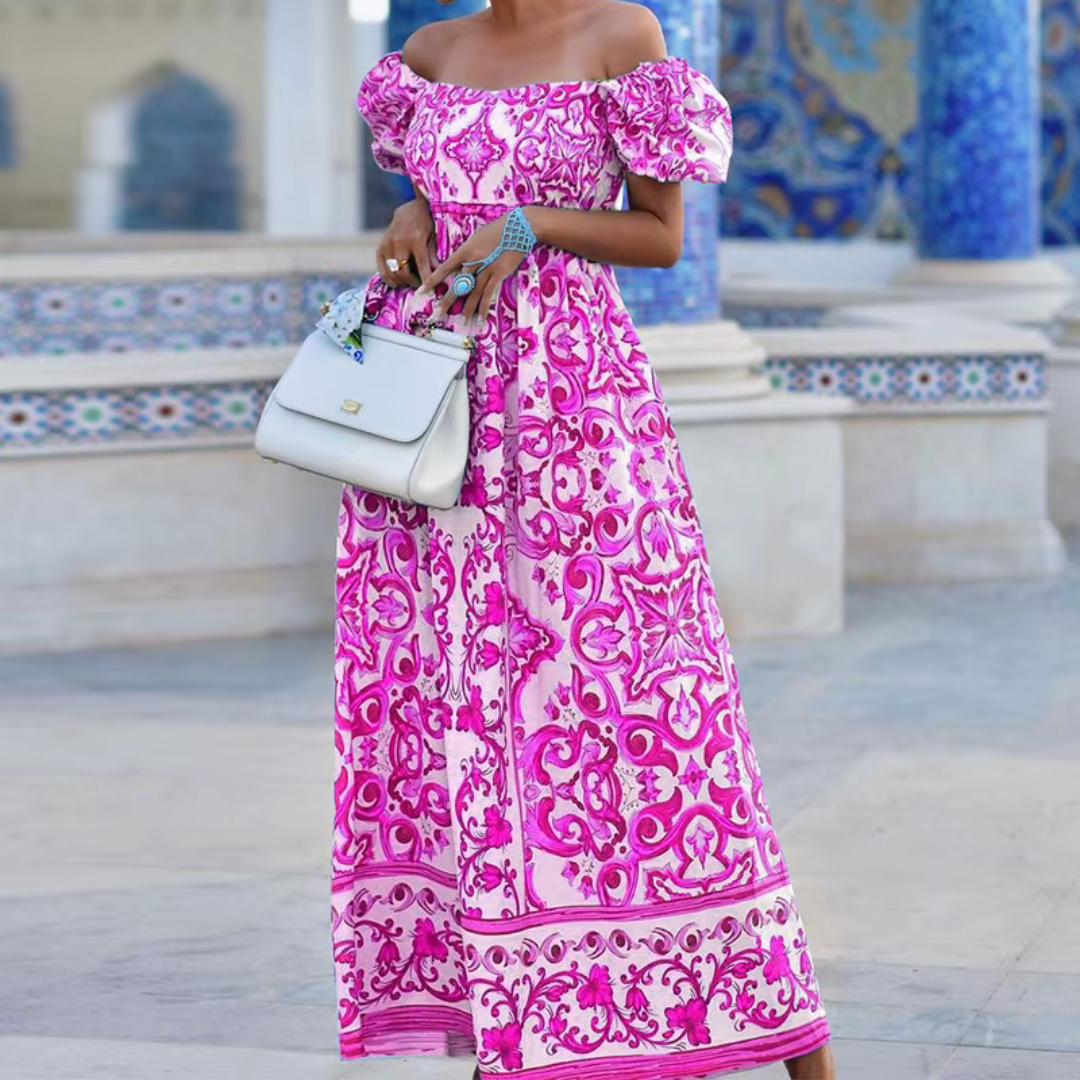 Holly – Buntes Kleid im Boho-Stil